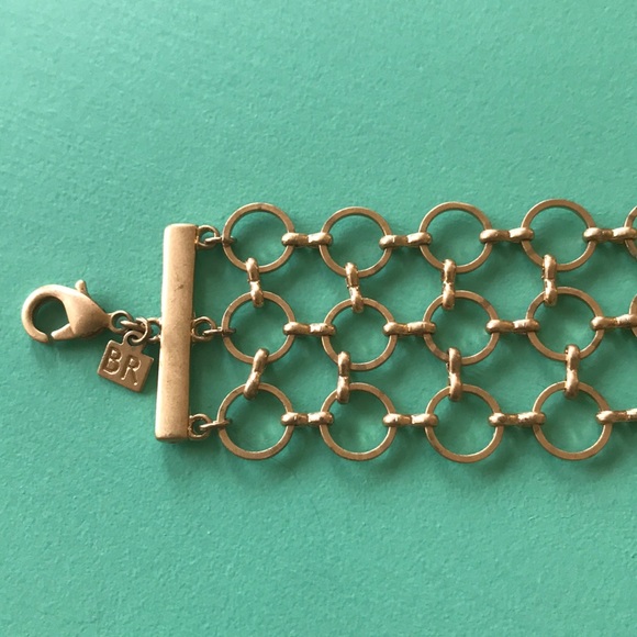 Banana Republic gold circle chain link bracelet - Picture 5 of 5